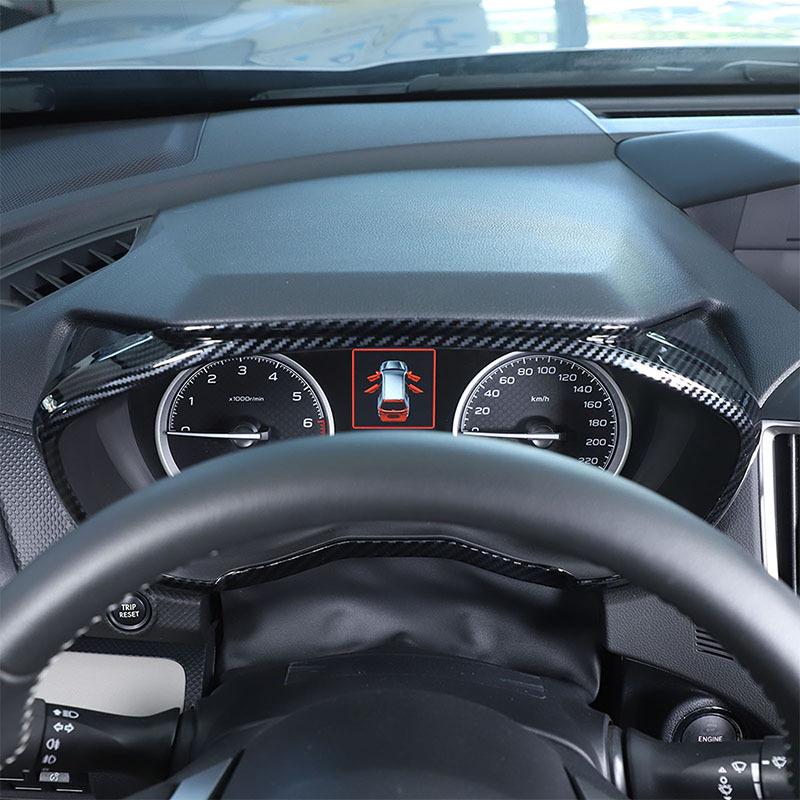 ABS Carbon Fiber For Subaru Forester -2024 Interior Kit Car Dashboard Console Gear Shift Panel Cover Trim Car Accessories