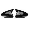For Hyundai Elantra Avante AD 2016- Rearview Side Mirror Cover Wing Cap Exterior Door Rear View Case Trim Carbon Fiber