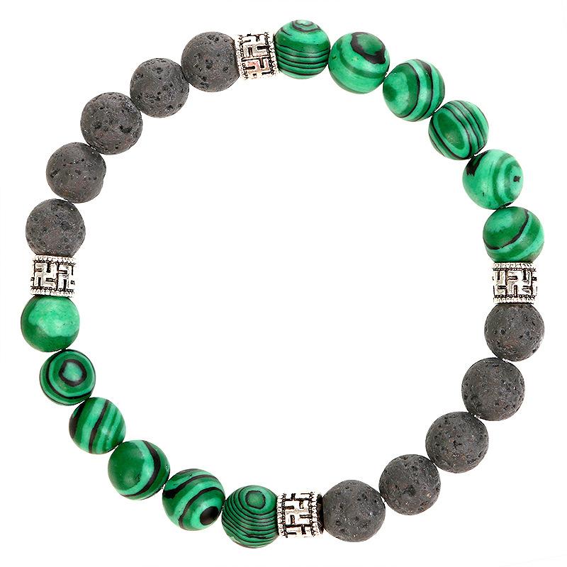 Lava volcanic stone, natural stone bracelet, natural stone peacock bracelet, Christmas gift, Stocking stuffers, Valentine s Day gift