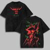 2026 New Alastor Hazbin Hotel Graphic Tshirt Unisex Women Clothing Street Fashion Washed Oversized T Shirt Short Sleeve Cotton Tee