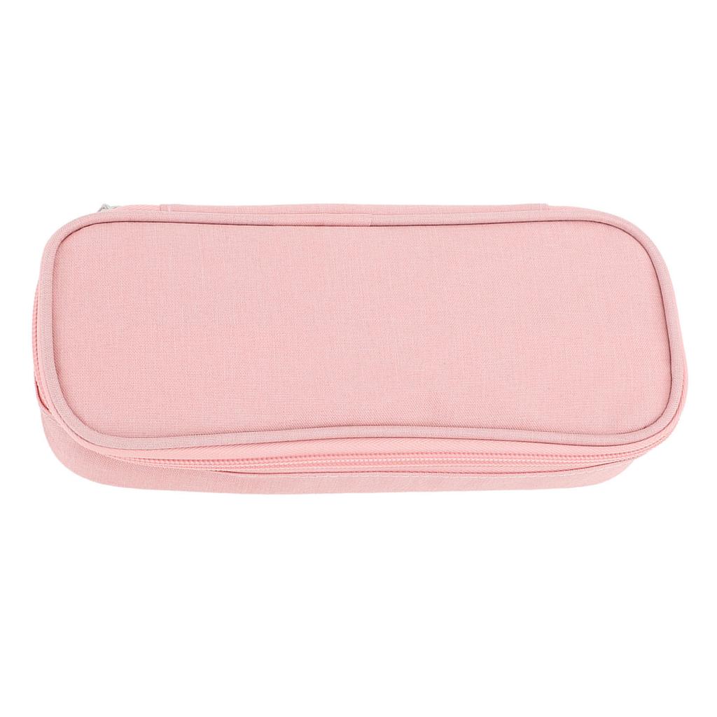 Big Capacity Pencil Case Pouch Pen Case Simple Stationery Bag with Mesh Pocket for Teens Adults Student School College