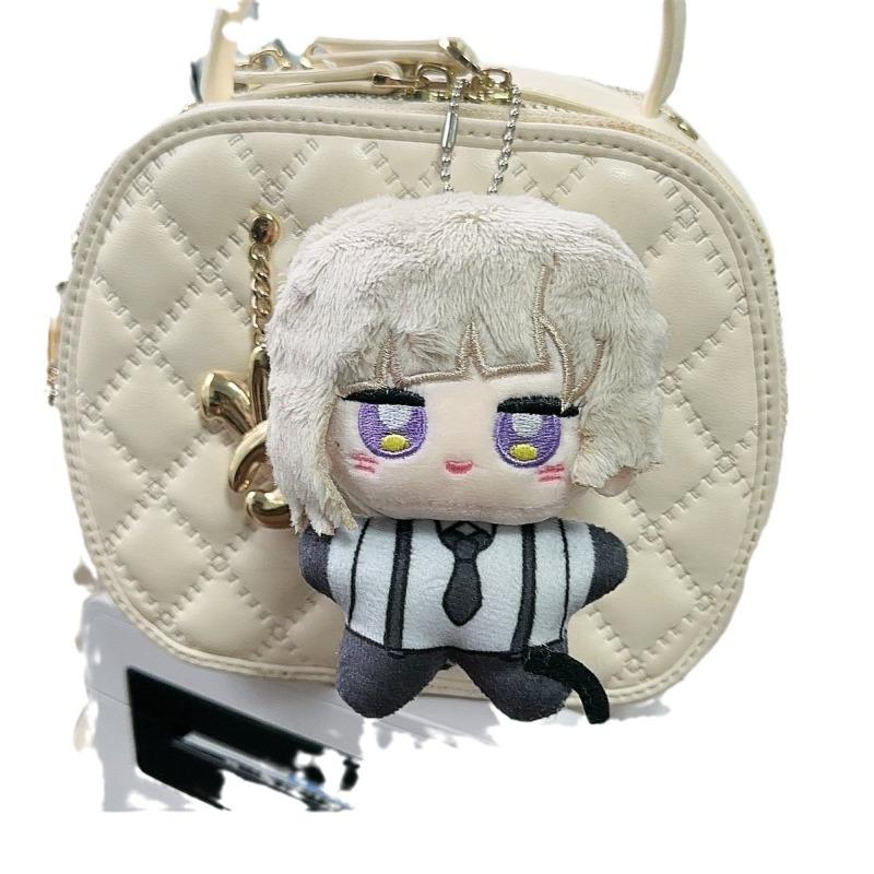 Set Peluche Bungo Stray Dogs 5 Personaggi Nakahara Dazai Kunikida Atsushi Akutagawa 10cm Bambola di Cotone Carina Team di Detective Anime Collezione per Fan Regalo