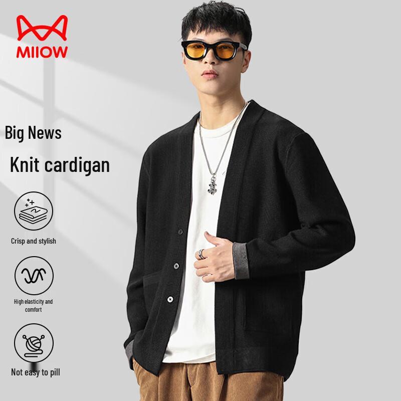 

Miiow Men s Knit Cardigan Sweater 3XL