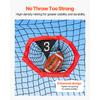 SucceBuy Football Trainer Throwing Net Training Practice Net with Target Pockets Knotless Net Includes Strap Portable Carry Case