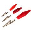 5/10PCS Insulation Metal Alligator Clip Electric Test 35*45mm//28*35mm/24*28mm  5A Small Medium Large Red Black Crocodile Clip