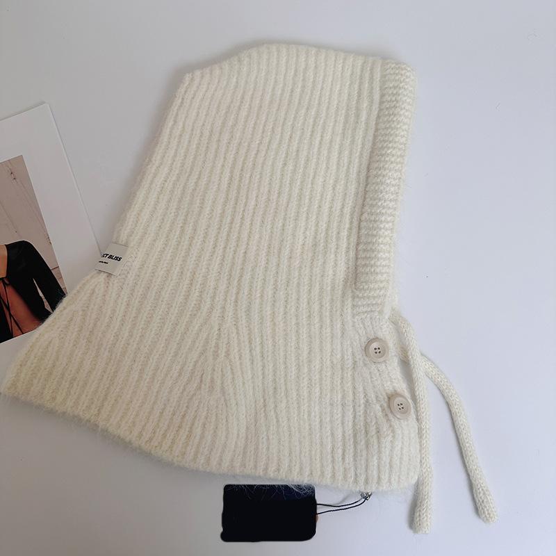 Women'S Winter Hooded Scarf & Ear Protector - Stretchy with Adjustable Drawstring Hood, Lightweight Warm Winter Hat & Neck Wrap