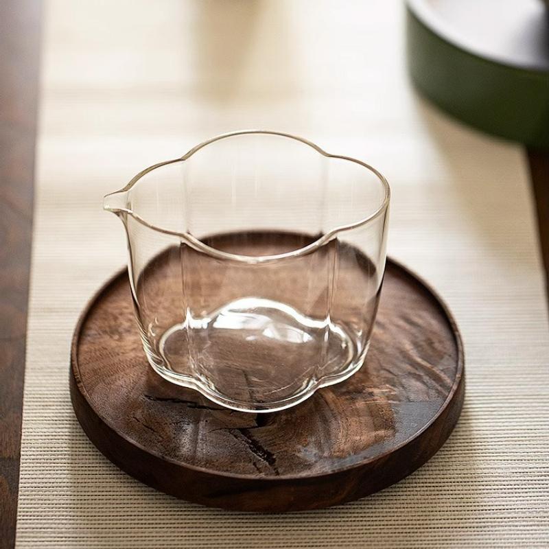 Japanese Style Transparent Heat Resistant Glass TeaCup Handmade Single Tea Pot Kung Fu Tea Cup Tea Set Accessories 2025 New