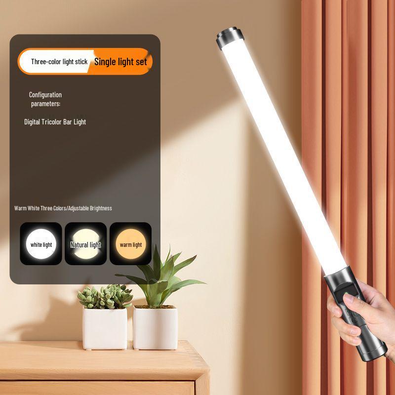 Handheld LED Photography Fill Light Stick - Portable Lighting Equipment for Photo and Live Rooms