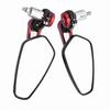 Universal Motorcycle Motorbike Aluminum Alloy 7 8  22mm Bar End Side Rearview Mirrors