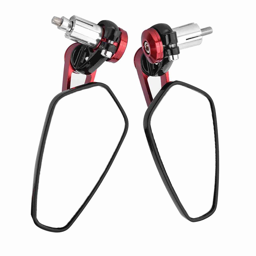 Universal Motorcycle Motorbike Aluminum Alloy 7 8 22mm Bar End Side Rearview Mirrors