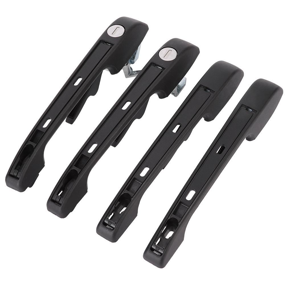 4PCS Car Front Rear Left Right Exterior Door Handle with Keys Fit for Golf MK1 MK2