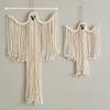Cotton Halloween Decoration Hanging Ornaments Hand-woven White Ghost Wall Hanging Holiday Scene Arrangement Theme Party Supplies