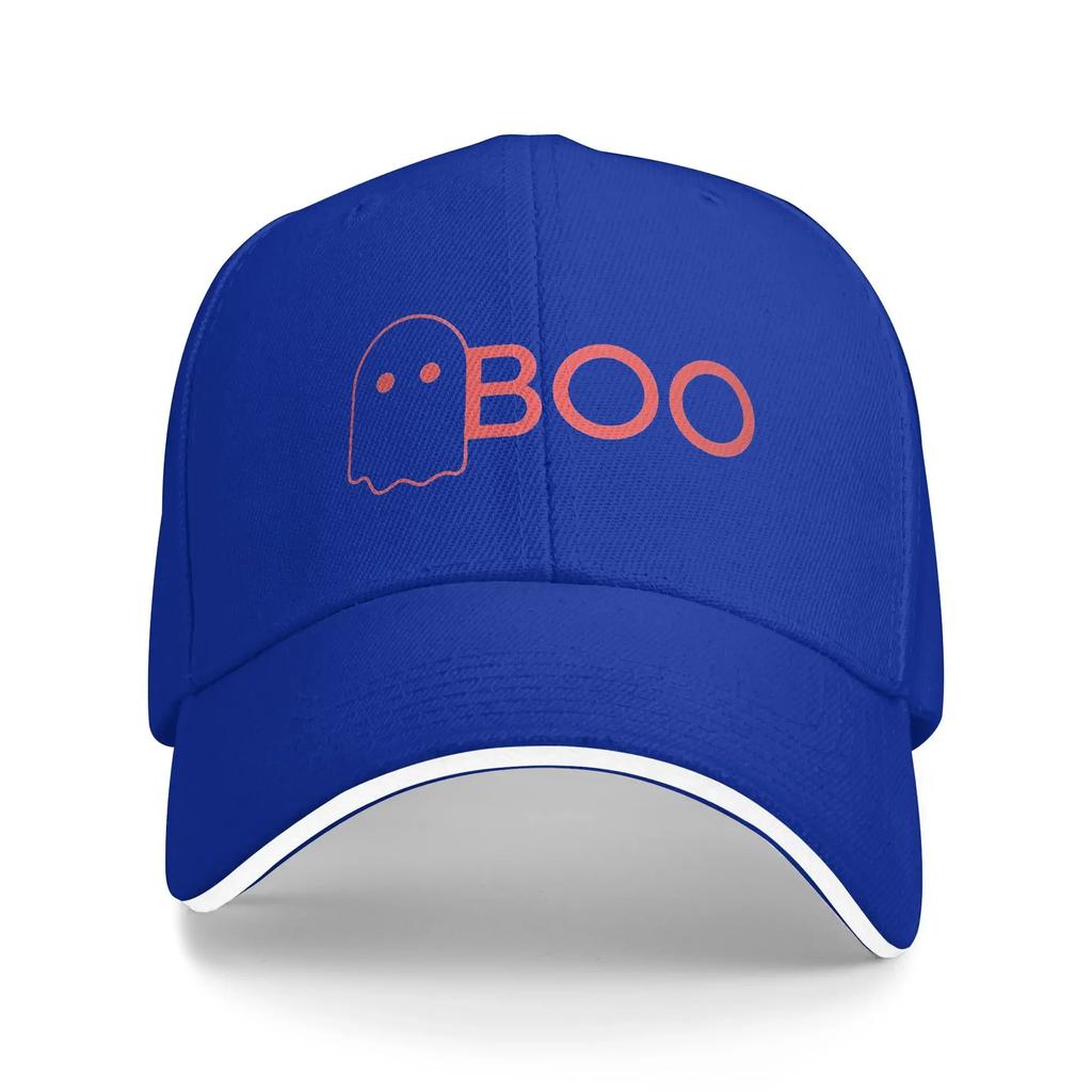 Boo Ghost Of Disapproval Baseball Cap Cute Letter Fitted Retro Unisex Men Trucker Hat Adjustable Print Outdoor Sports Caps Gift