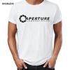 Men's T Shirt Portal Aperture Science Gaming Gamer Artwork Awesome Mens Tshirt Hip Hop Streetwear New Arrival Male Clothes