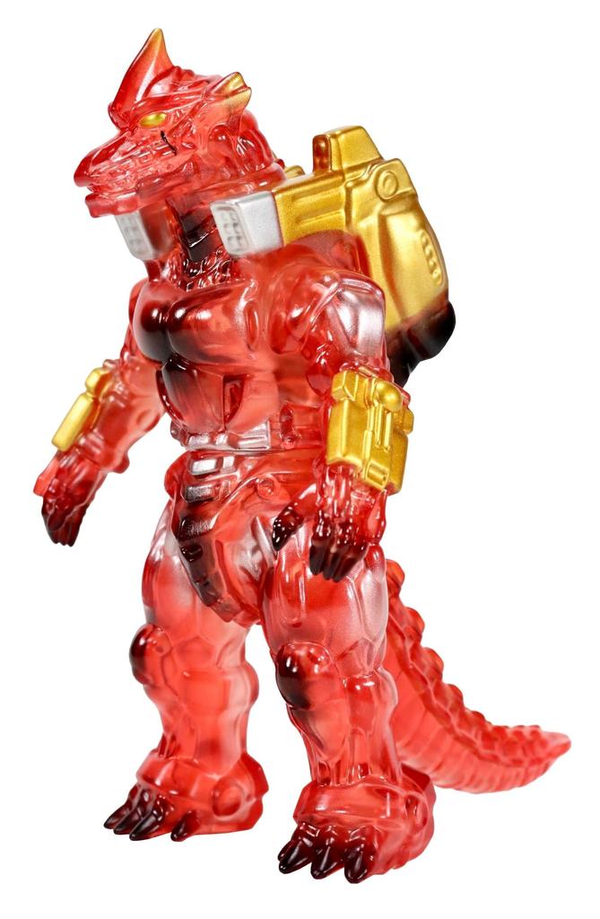Character Contents Production Middle Size Series Godzilla EX Mechagodzilla Clear Red 120mm PVC Finished Soft Vinyl Figure (Ccp) [7th Edition] (2002)
