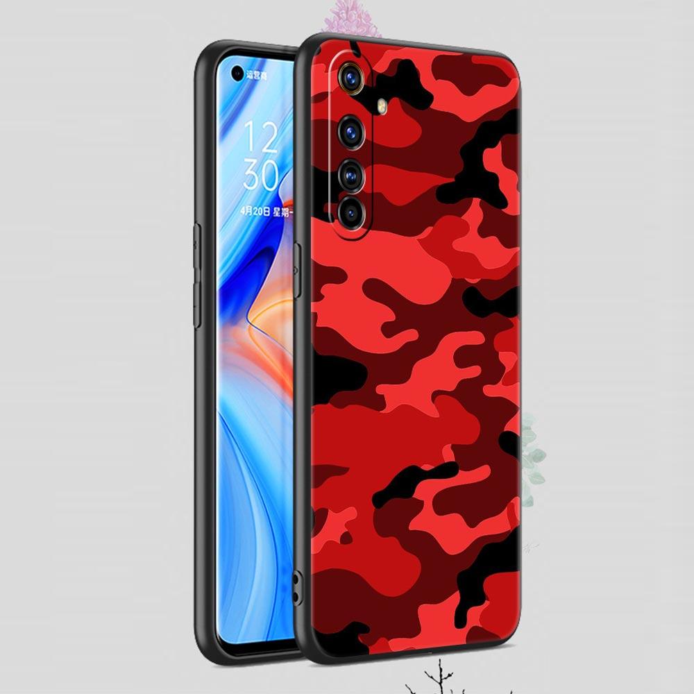 Colour Camouflage Camo For Realme GT Neo2 3 Phone Case For Realme 9 8 7 6 GT2 Pro Plus 5G 8i 9i C3 C21 C11 C25 C35 C21Y Cover