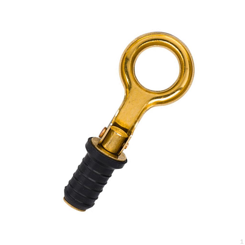 Brass Handle Drain Plug Boat Easy To Use, Accessories, Replaces Rubber with