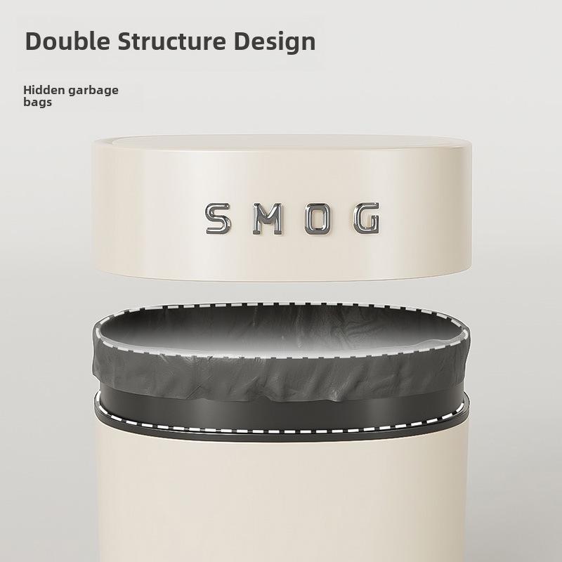 Compact Desktop Trash Can with Lid for Home, Office, or Bedroom