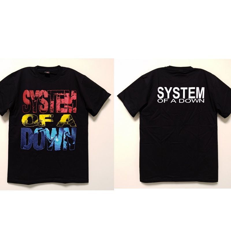 Thai Version System of A Down SOAD  Band in Crisis TShirt Short Sleeve Tshirt M