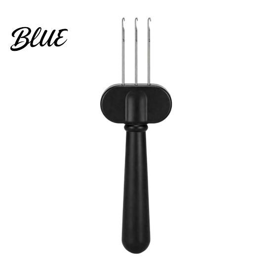 Plastic Crochet Hook 3/4-Latch Cord Knitting Tool DIY Binding-Off Edging Yarn Projects Weaving Crocheting Needle Blanket