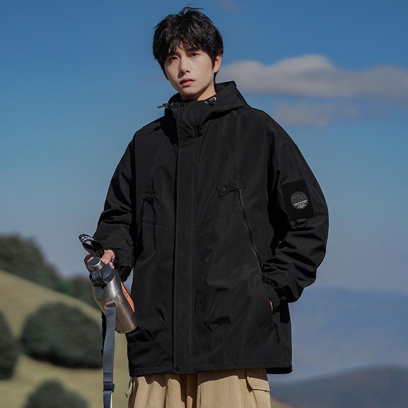 American Soft Shell Jacket Men's Spring and Autumn Outdoor Windproof Work Jacket