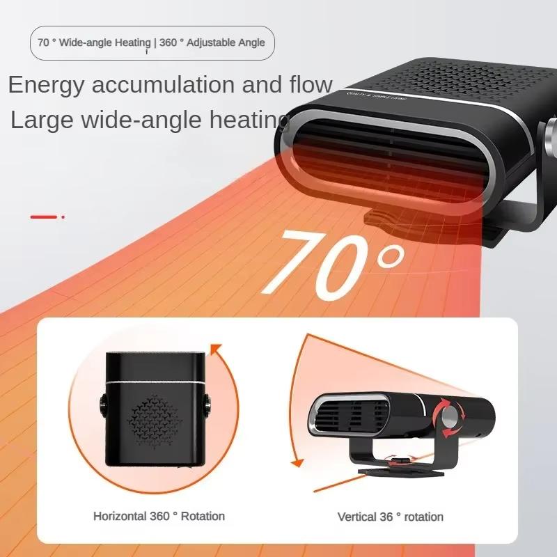 Taşınabilir Araba Isıtıcı Araba 12v Isıtıcı 24v Araba Isıtıcı Ön Cam Otomatik Buğu Çözücü Buz Çözücü Isıtıcı Hızlı Isıtma Araba Sis Önleyici Isıtıcı