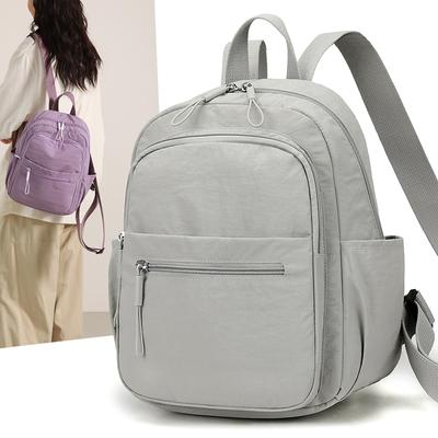 Damski plecak miejski z nylonu, wodoodporna torba podróżna