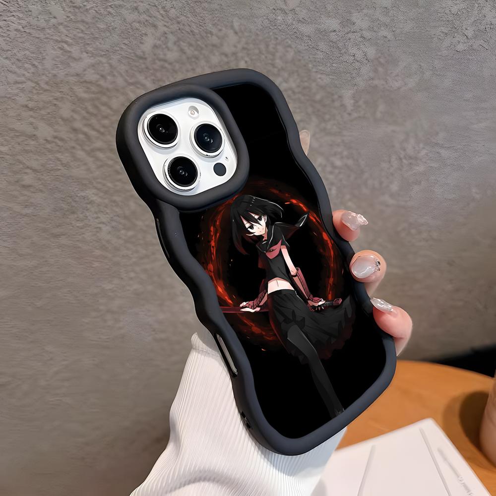 Akame Kurome Wavy Edge TPU Handyhülle für iPhone 17 16 15 14 13 12 11 Air Pro Max Plus Bunte Hülle