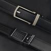 [Alfili] Large Size Business Leather Belt - Auto-Lock, No Holes, Genuine Leather