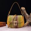 New Fashionable Alligator Pattern Shoulder Bag High-quality Retro Handbag All Match Women's Armpit Swagger Bags
