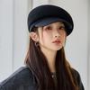 Beret Women's Autumn and Winter Cap Wool Octagonal Hat  Female Equestrian Hat Wool Hat