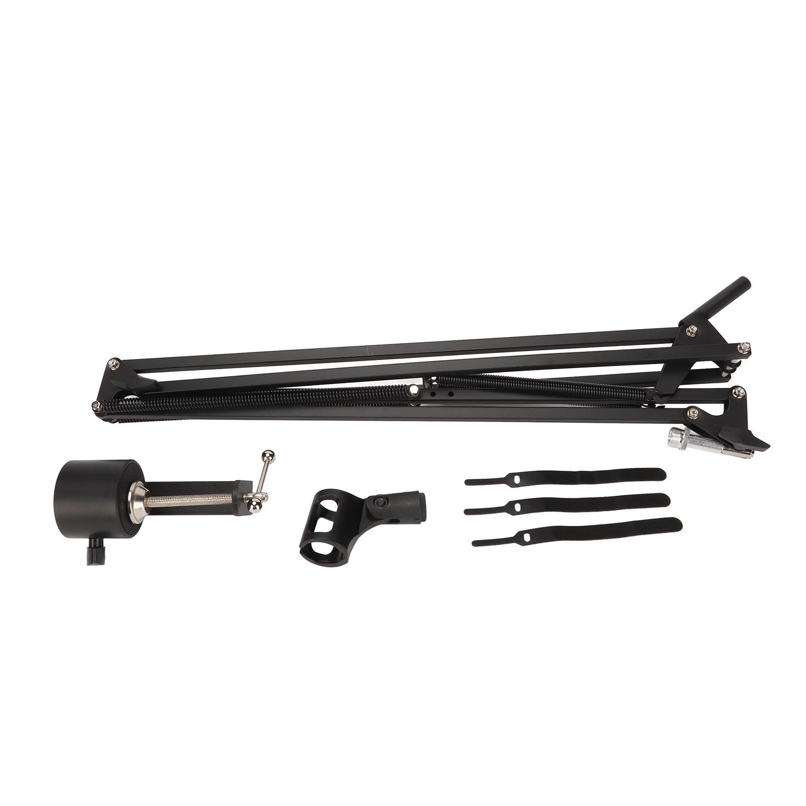 

Стойка-пантограф для микрофона Регулируемая Универсальная Вращение на 360 градусов Противоударная Стойка-пантограф для микрофона с