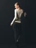 HALF DEVIL US Layered Garter Skirt Shirred Pants_Charcoal