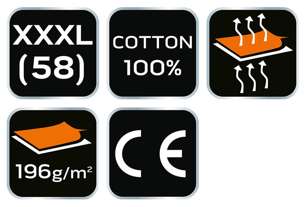 DENIM poloshirt, zwart, maat XXXL
