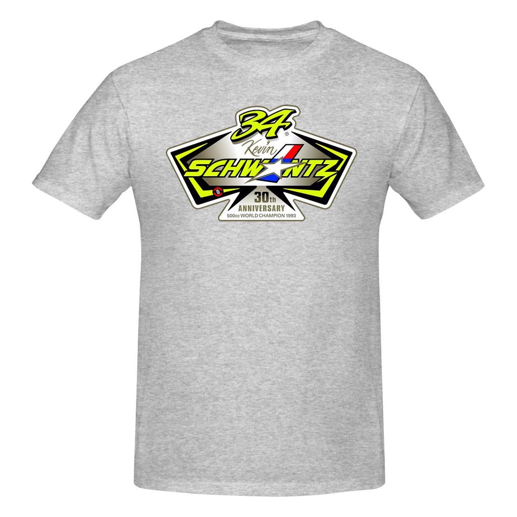 Camiseta Impresa Unisex Divertida de Kevin Schwantz 34 Camiseta Unisexblusa