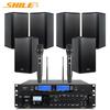 SHILE Wall-Mounted Conference Speaker System with Amplifier & Microphone
