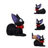 Black Cat Figurine Coin Savings Container With Cartoon Design For Gift And Collection