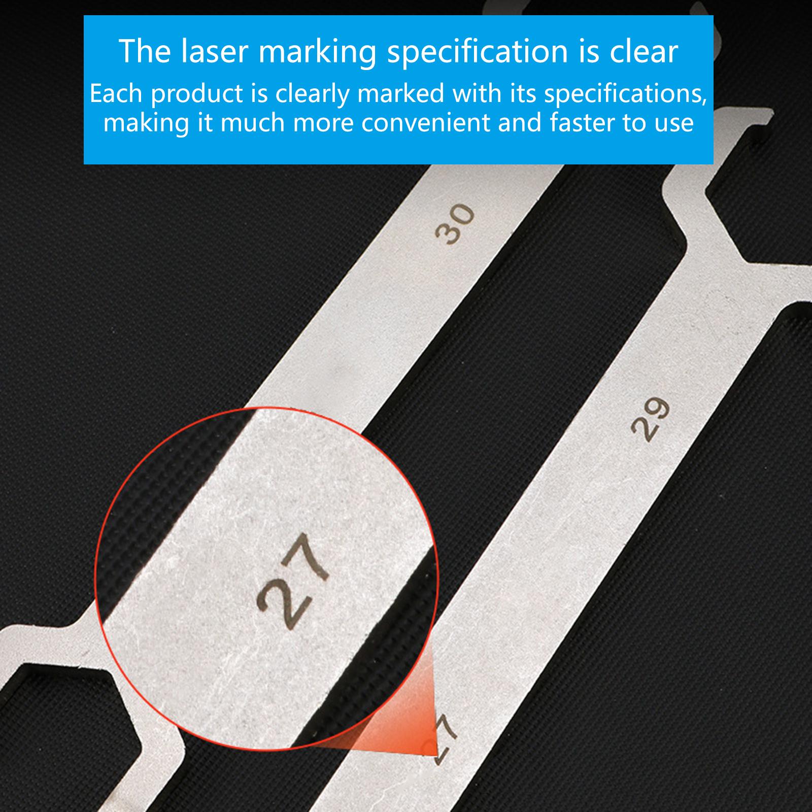 

Underfloor Heating Valves Wrench Double Open End Wrench Comfortable Handle Geothermal Dismantling Tool 27 and 29mm