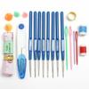 1Set Multicolor Crochet Hooks Knitting Needles Stitches Weave Craft Set Tools with Box