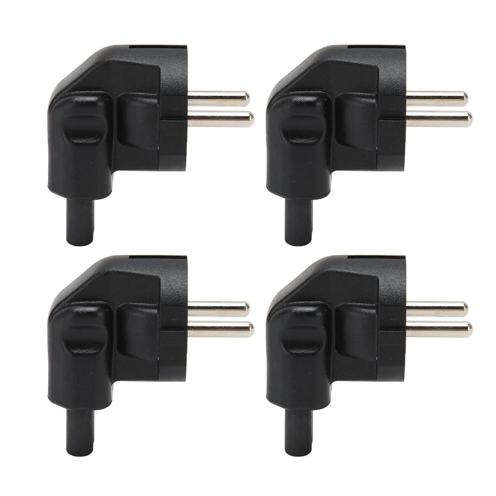 4pcs EU4.8MM To IEC320 C7 Power Adapter Universal Standard Computer Power Adapter