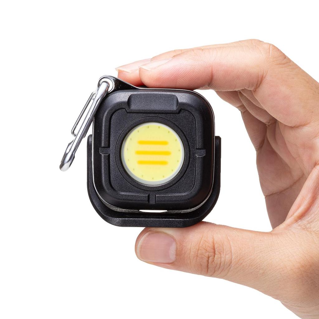 Sanwa Direct LED Compact COB 500 Up To 15 Hours of IPX5 4 Brightness and Color Temperature Bag Magnetic or Hook Attachment Light, Light, Lumens, Use,