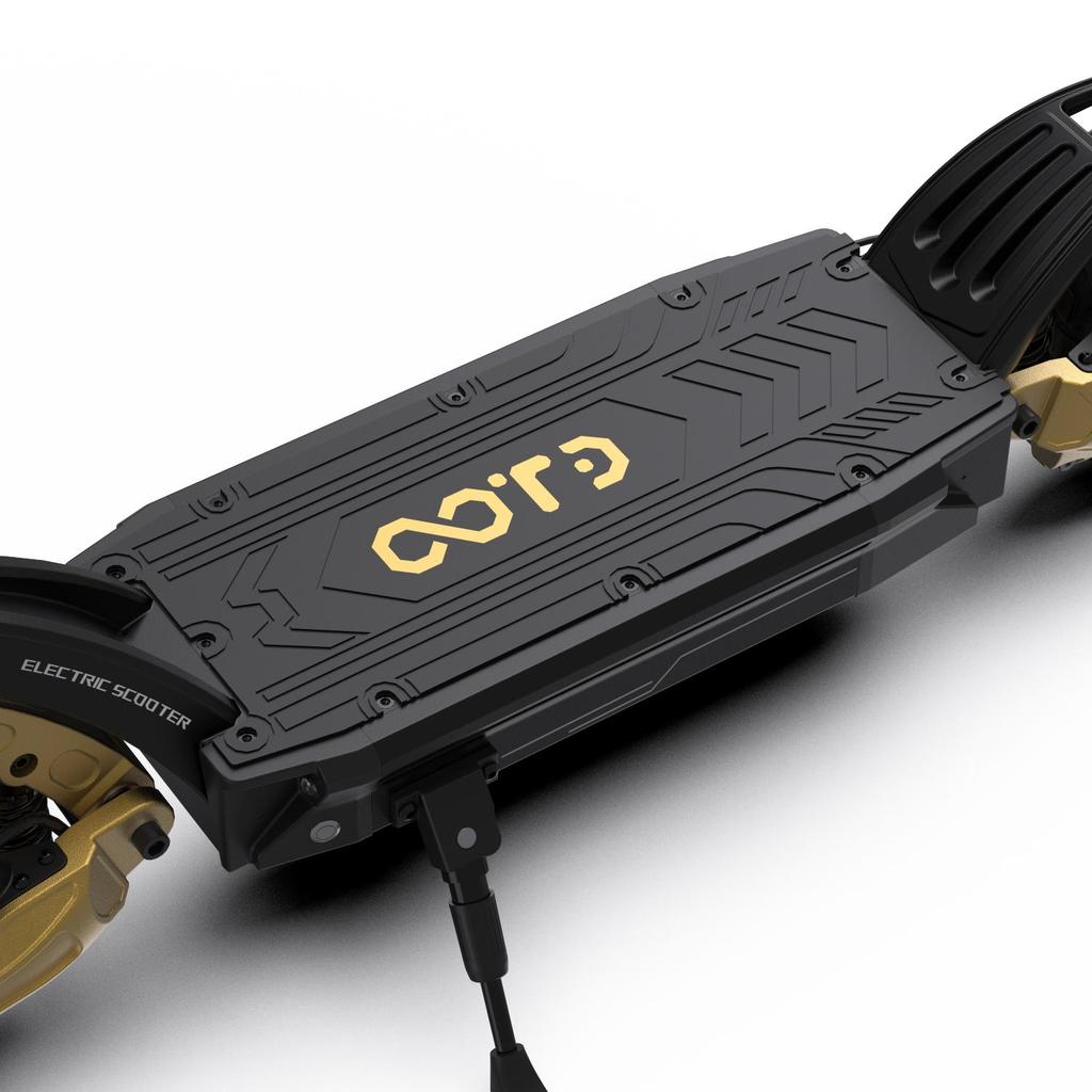 OOTD S30 Elektroroller Faltbar 52V 23.4 Ah Akku 1200W*2 Motor 10*2.75 Zoll Reifen 60KM Reichweite IP54 Wasserdicht E-Scooter