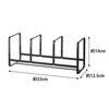 Yamazaki Dish Stand Dish Rack Tower Wide S Black 3148 (Approx. W33 x D12.5 x H14cm)