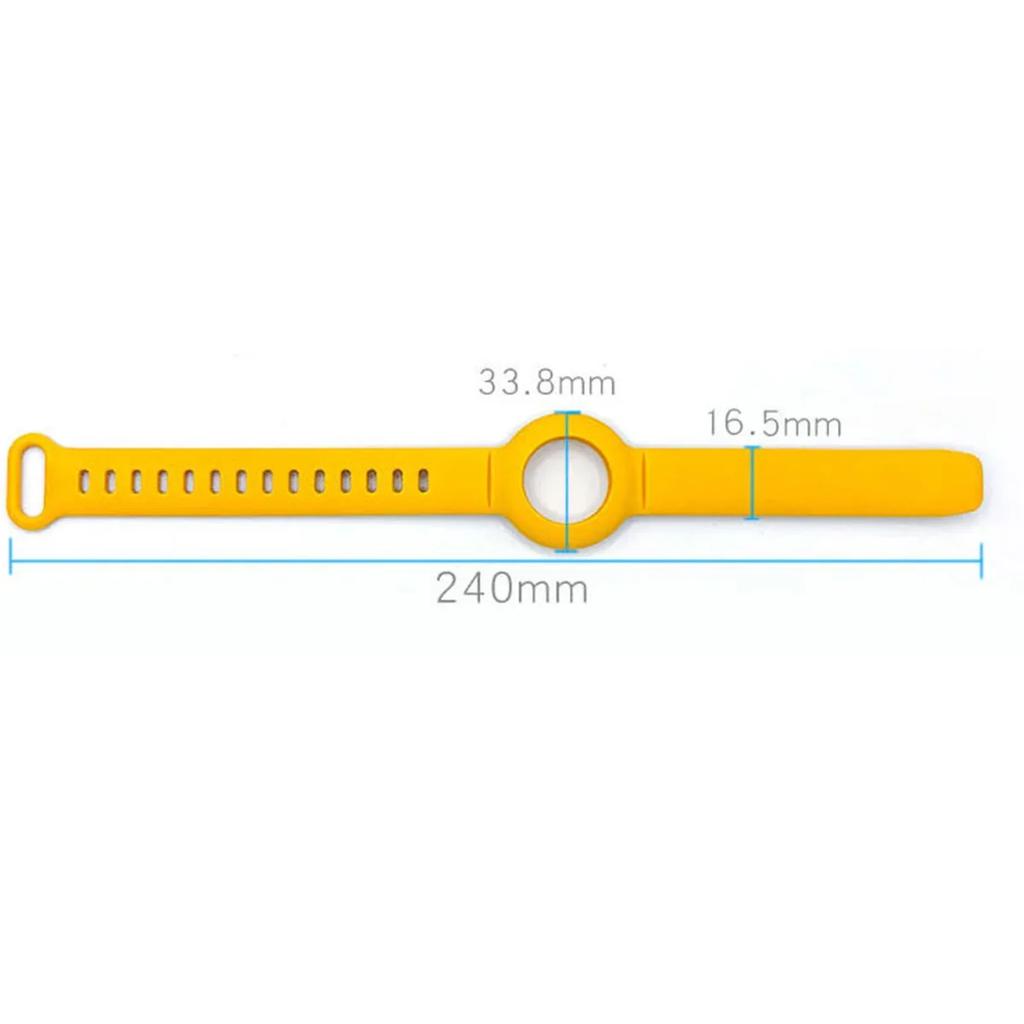 Cover for Apple AirTag Soft Silicone Strap Air Tag Anti-lost Bracelet Protective Case Shell Children Tracker Locator Watch Band