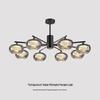 Nordic Retro Italian Luxury Glass Chandelier for Dining Rooms, Restaurants, Hotels, and Villas