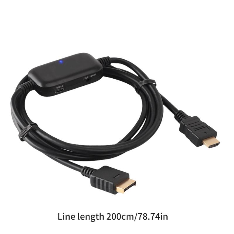 Converter Adapter for Video to High Definition Conversion Cable Game Console Connection Cable 79''