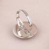 Colorful Unicorn Time Gem Ring Adjustable Cartoon Jewelry For Kids