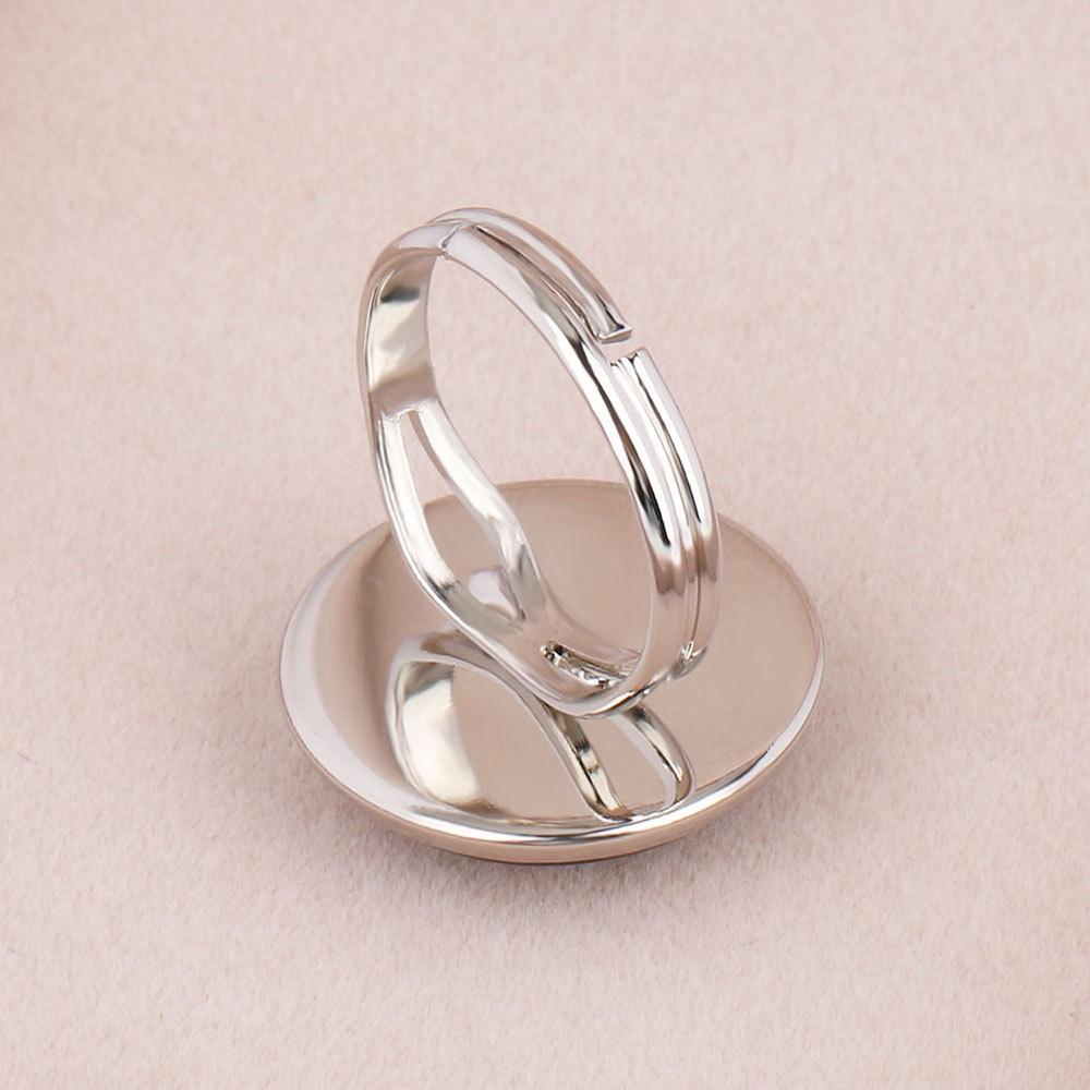 Colorful Unicorn Time Gem Ring Adjustable Cartoon Jewelry For Kids
