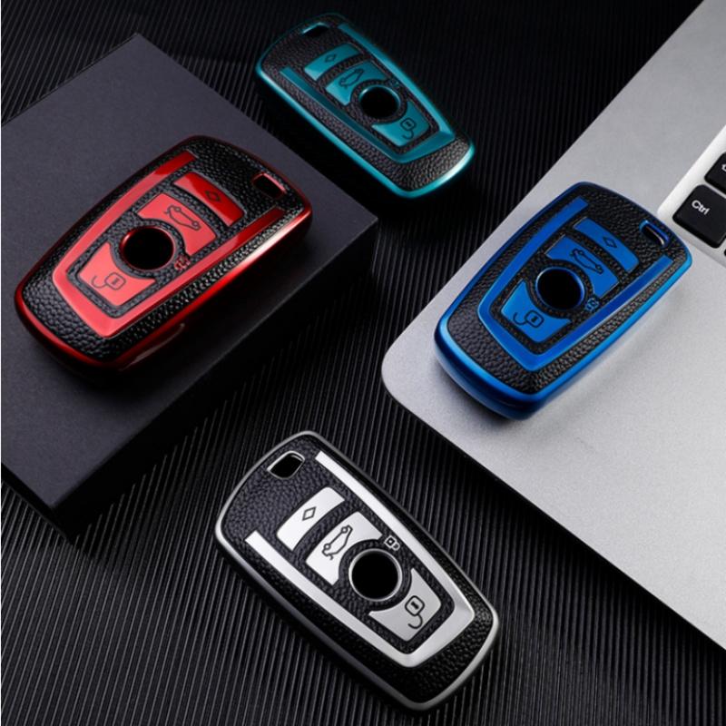 New Fashion TPU Car Smart Key Case Cover For BMW 1 3 5 7 Series X1 X3 X4 X5 F10 F15 F16 F20 F30 F18 F25 M3 M4 Protected Keychain Fob