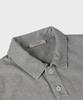PANICALE Grey Slub Cotton Casual Polo Shirt